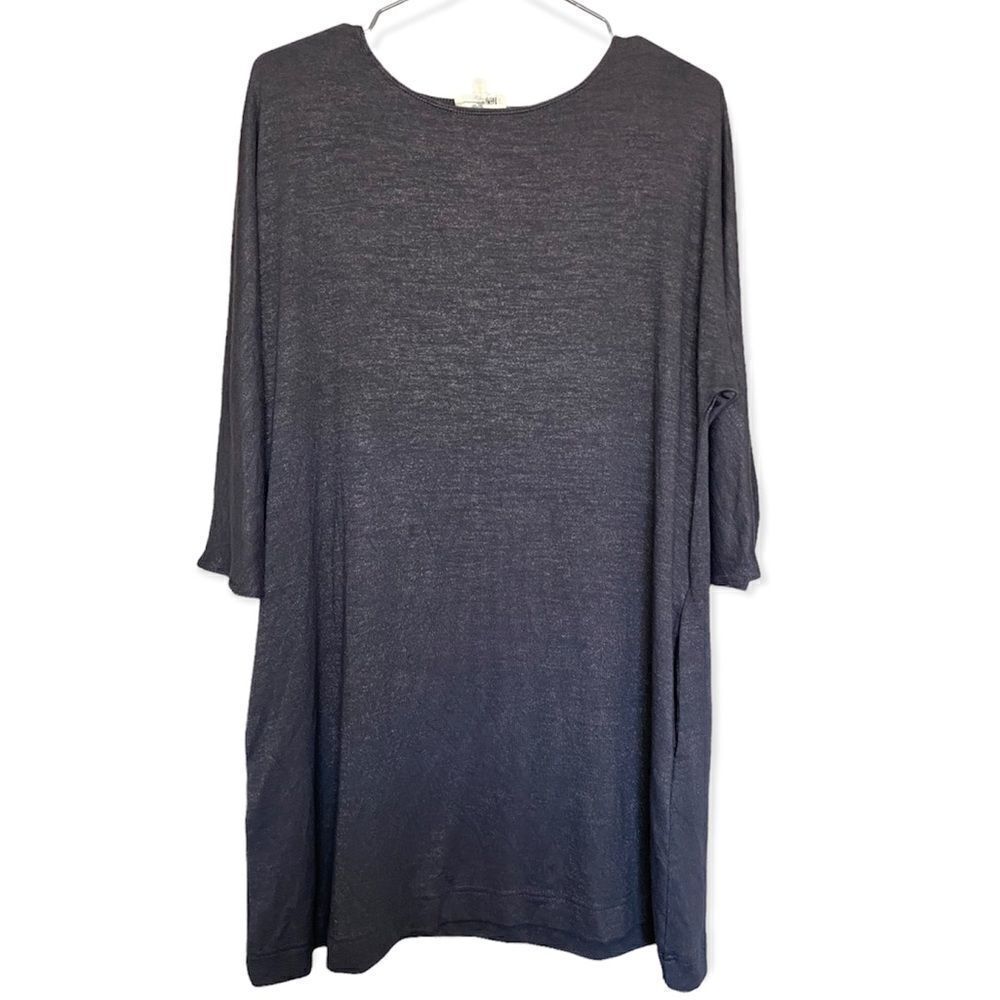 Wilfred Free | Aritzia Grey Pocket 3/4 Sleeve Mini Dress Size XS